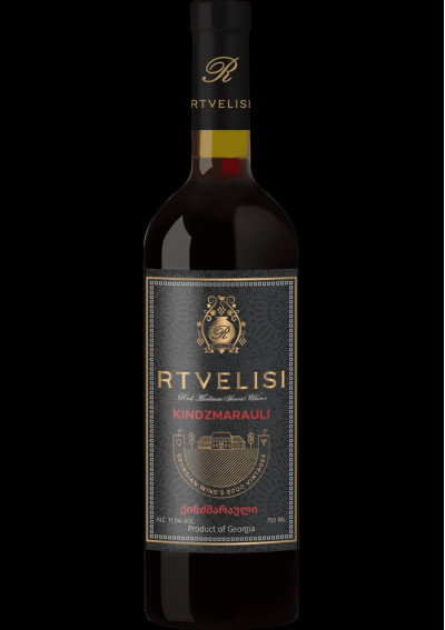 KIDZMARAULI - červené polosladké víno - Rtvelisi